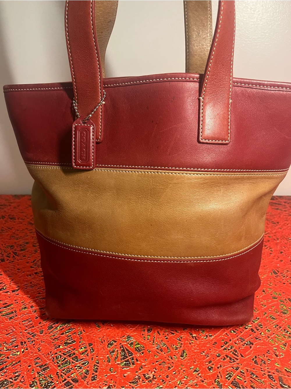Vintage coach rugby bag